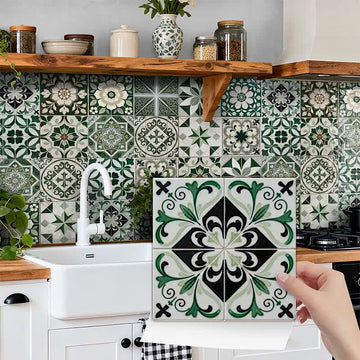 Adesivo da parete Boho staccabile e attaccabile (24 pezzi) - image 0