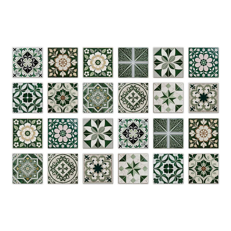 Adesivo da parete Boho staccabile e attaccabile (24 pezzi) - 20cm x 20cm - image 8