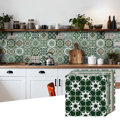 Adesivo da parete Boho Green staccabile e attaccabile (24 pezzi) - image 6