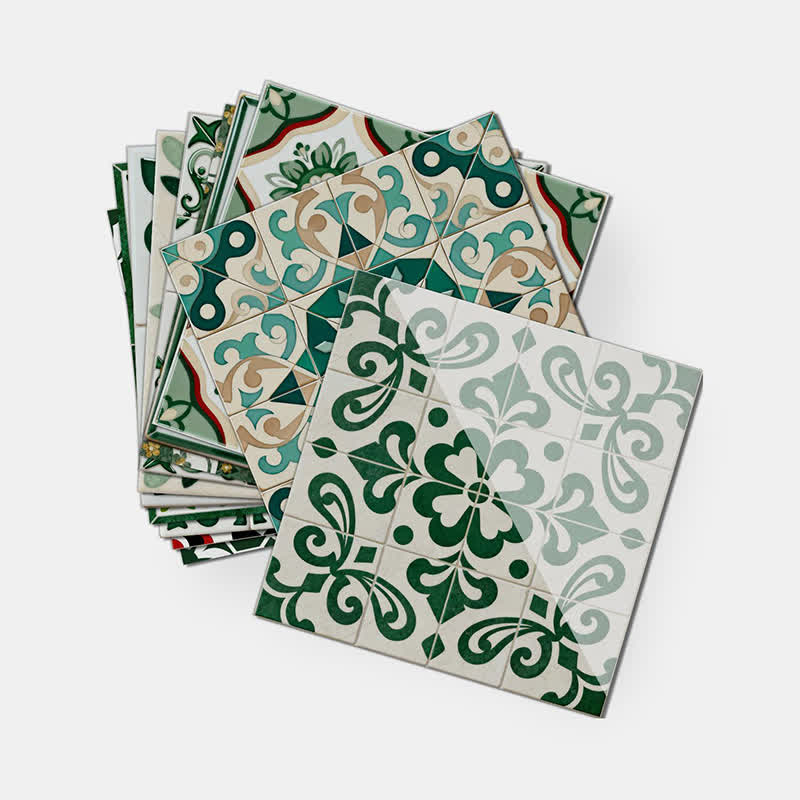 Adesivo da parete Boho Green staccabile e attaccabile (24 pezzi) - image 10
