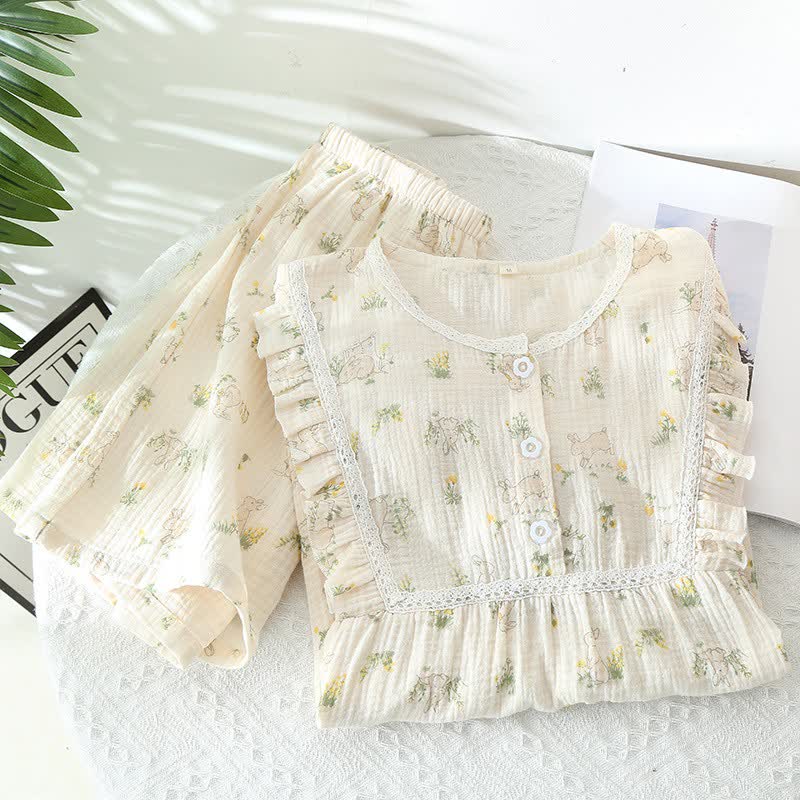 Pigiama Refresh Bunny in puro cotone - image 1