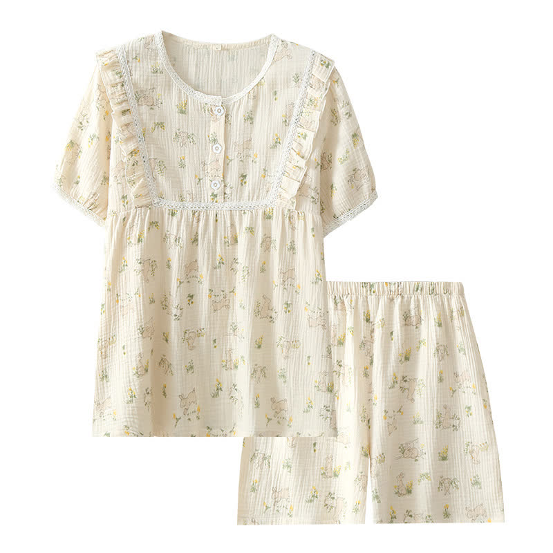 Pigiama Refresh Bunny in puro cotone - image 12