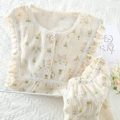 Pigiama Refresh Bunny in puro cotone - image 3