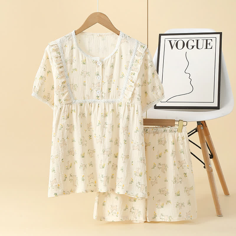 Pigiama Refresh Bunny in puro cotone - image 2