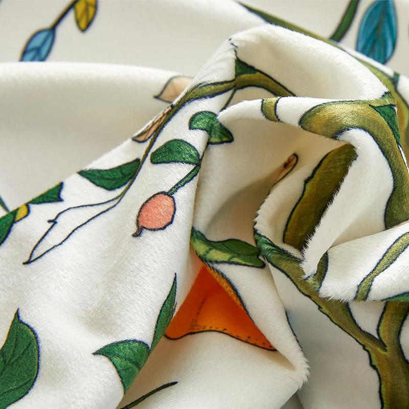 Tenda vintage con uccelli e fiori - image 6