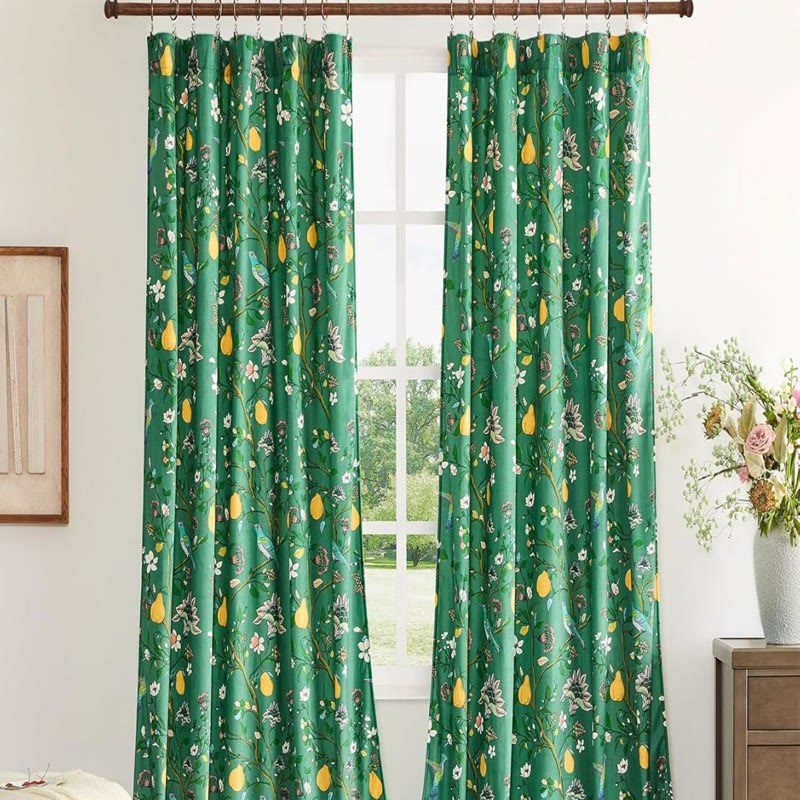 Tenda vintage con uccelli e fiori - image 9