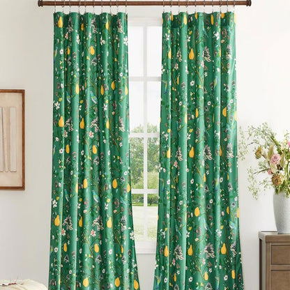 Tenda vintage con uccelli e fiori - image 9