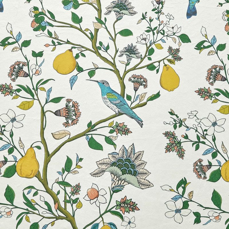 Tenda vintage con uccelli e fiori - image 5