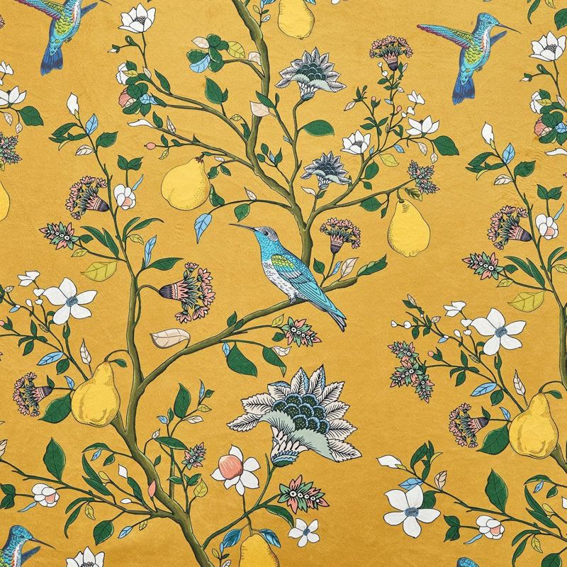 Tenda vintage con uccelli e fiori - image 19