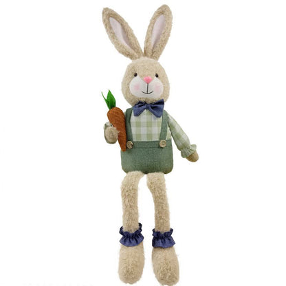 Peluche a forma di coniglietto seduto in stile country - image 12