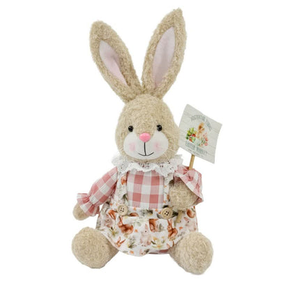 Decorazione di peluche a forma di coniglietto pasquale seduto - image 16