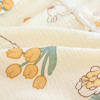 Pigiama in garza di cotone Tulip & Bunny - image 7
