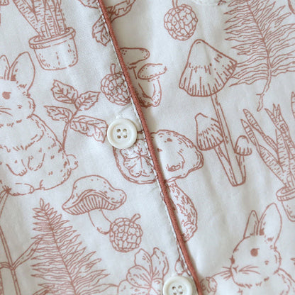 Pigiama in garza di cotone Refresh Bunny Forest - image 6