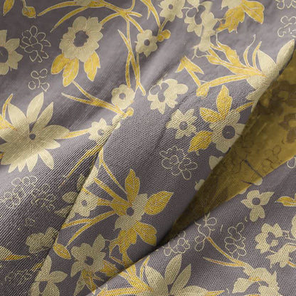 Accappatoio vintage in cotone jacquard con motivo floreale rustico - image 27