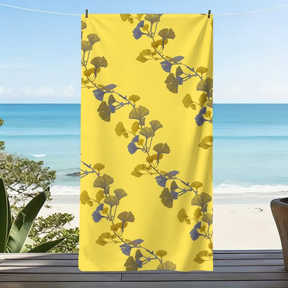 Telo mare con foglie di Ginkgo naturale - image 13