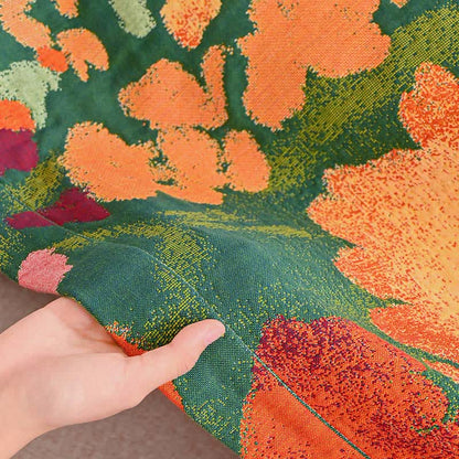 Affascinante coperta di cotone a tema villaggio primaverile - image 4