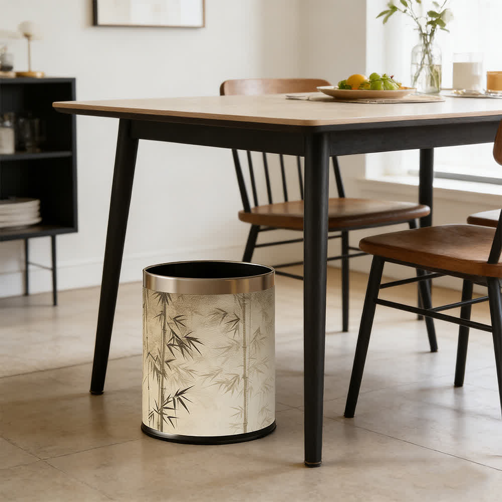 Cestino decorativo con ombra di bambù orientale - image 10