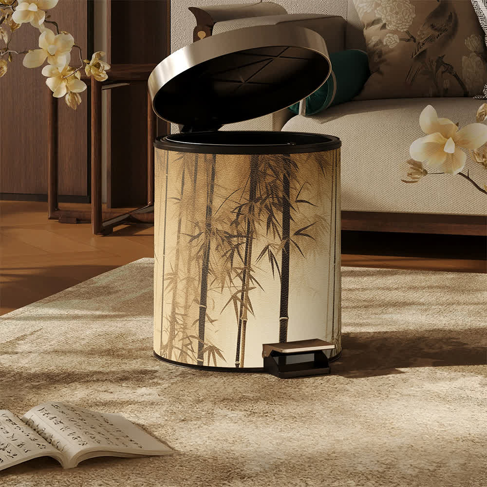 Cestino decorativo con ombra di bambù orientale - image 6