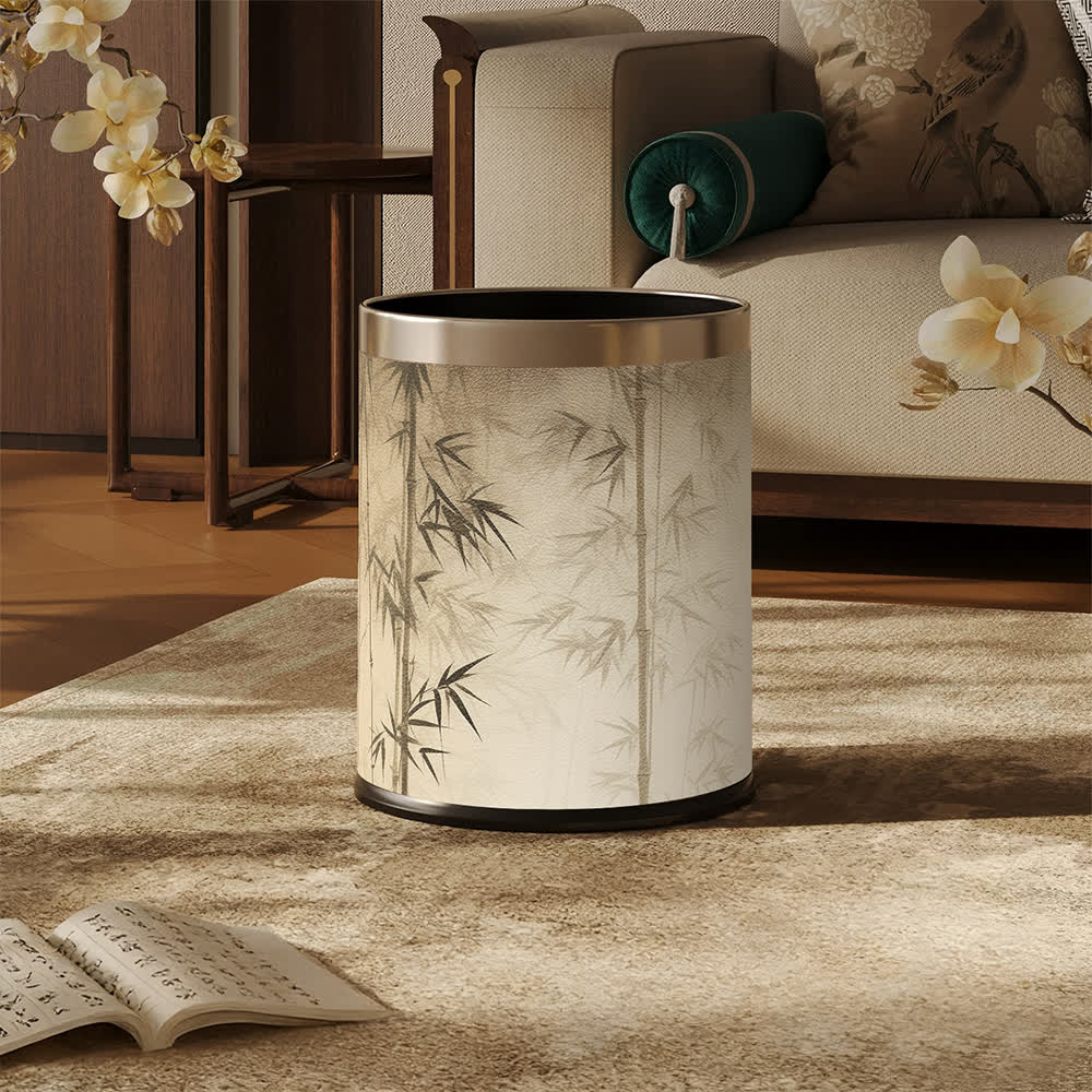 Cestino decorativo con ombra di bambù orientale - image 8