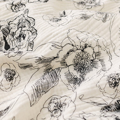 Camicia da notte in cotone con stampa floreale Artistic Print - image 9