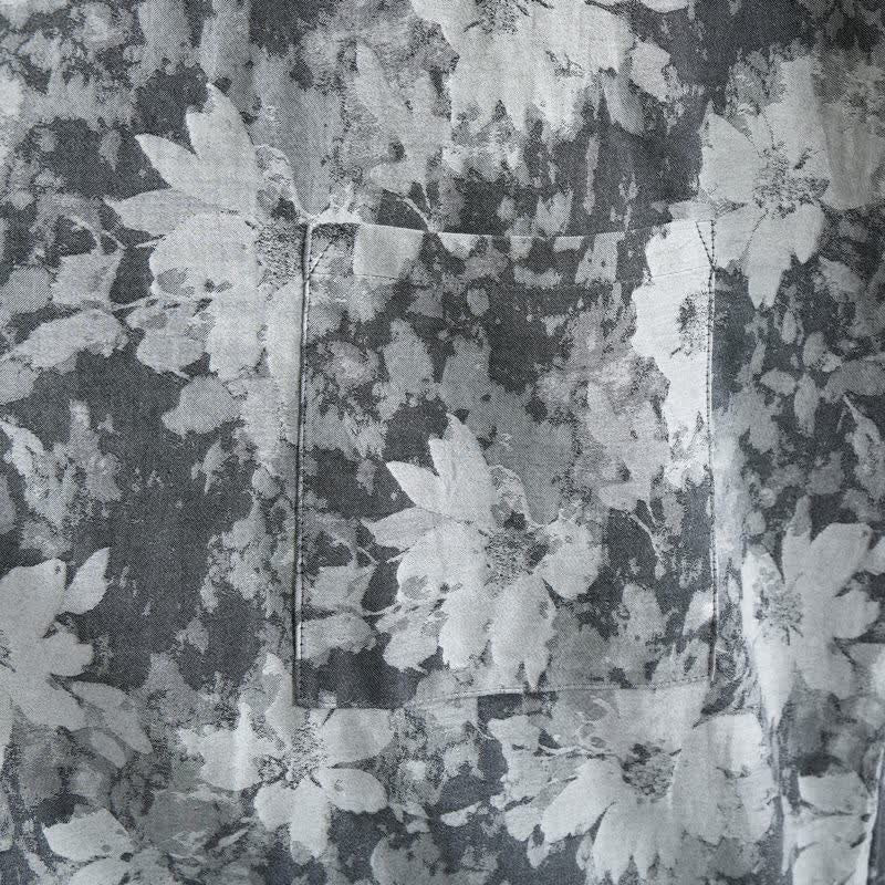 Elegante kimono floreale in garza di cotone - image 22