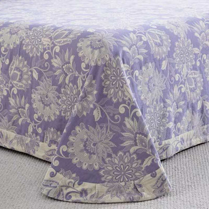 Set di biancheria da letto in garza di cotone con motivo floreale etnico (4 pezzi) - image 2
