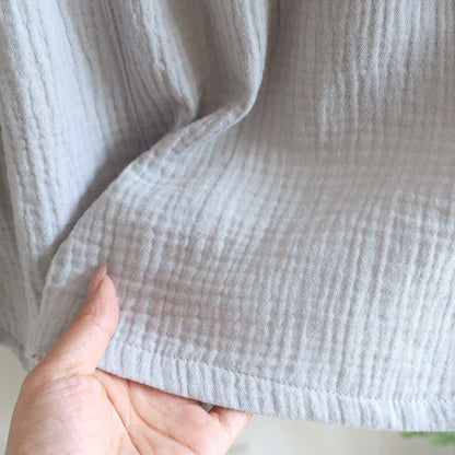 Completo composto da canotta e pantaloncini in doppia garza di cotone. - image 9