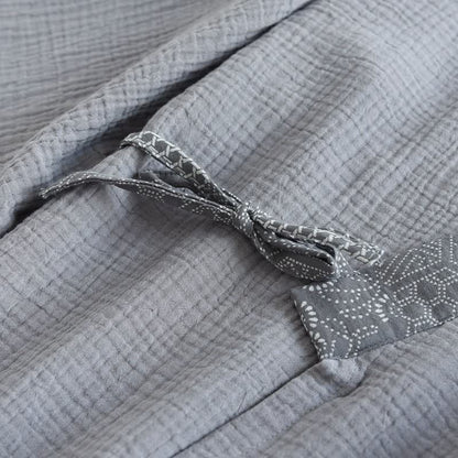 Kimono in garza di cotone dallo stile etnico - image 8