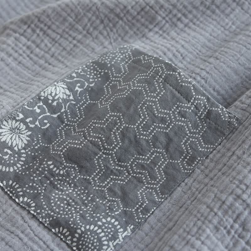 Kimono in garza di cotone dallo stile etnico - image 6