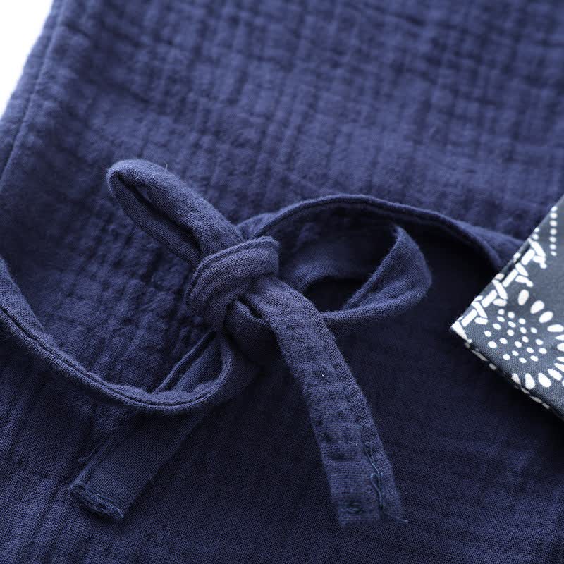 Kimono in garza di cotone in stile etnico - image 5