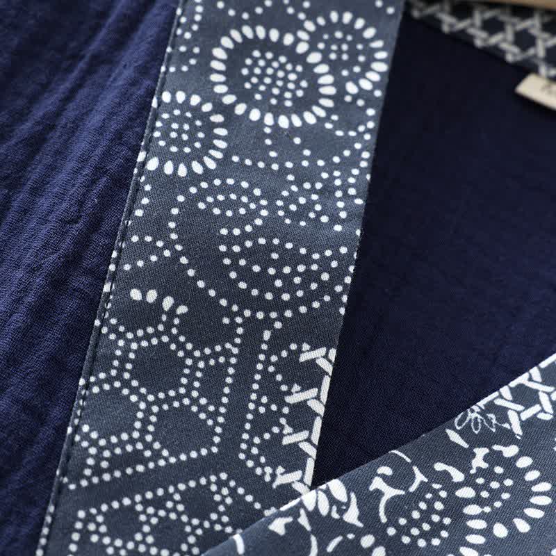Kimono in garza di cotone in stile etnico - image 3