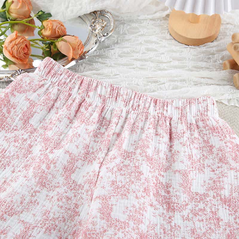 Set pigiama in cotone con stile artistico astratto - image 12