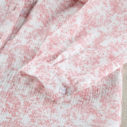 Set pigiama in cotone con stile artistico astratto - image 11