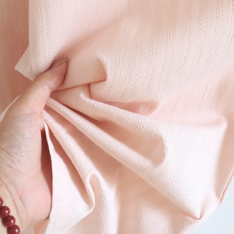 Completo pigiama con canotta in jacquard di cotone - image 13