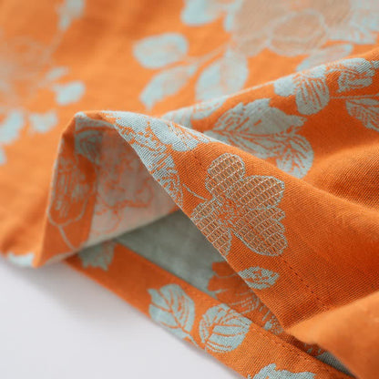Pigiama in cotone con stampa floreale in stile vintage asiatico - image 4
