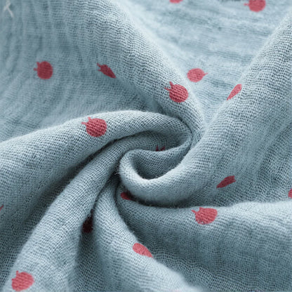 Camicia da notte a canotta blu a pois - image 9