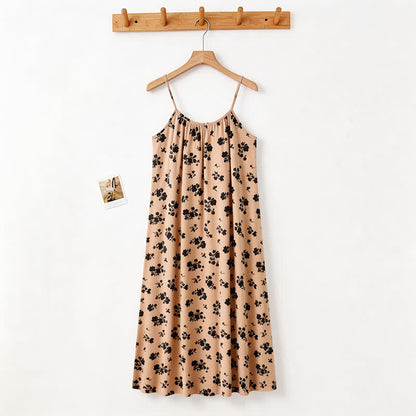 Camicia da notte vintage con stampa floreale - image 4