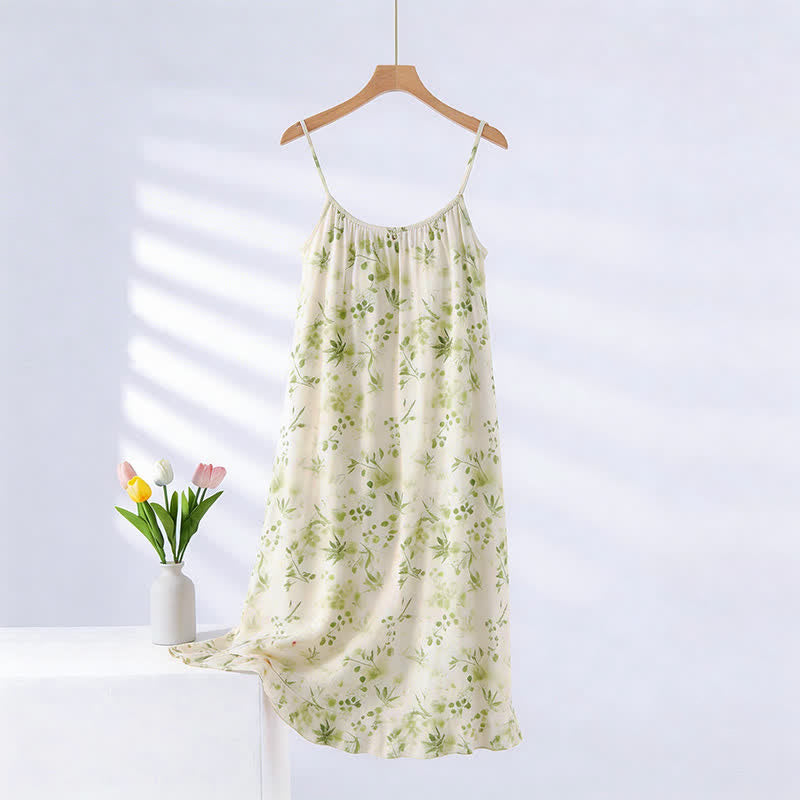 Camicia da notte Refresh Style Leaf - Beige e verde - 2XL - image 0