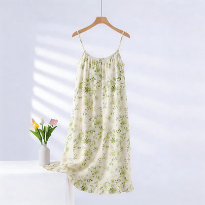 Camicia da notte Refresh Style Leaf - Beige e verde - 2XL - image 0