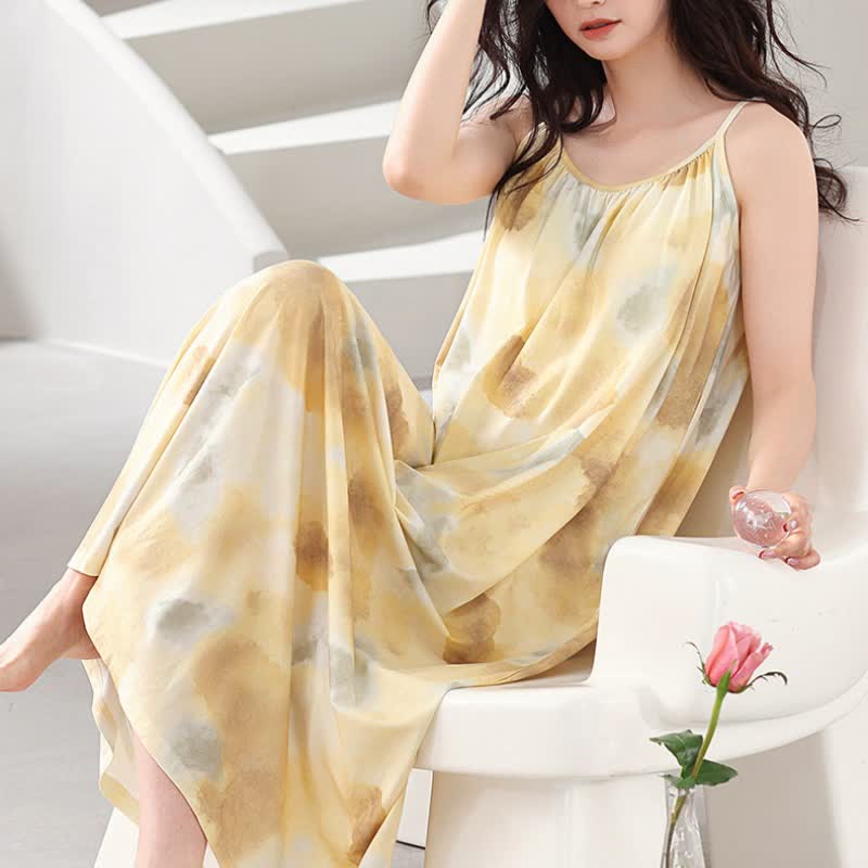 Camicia da notte con effetto inchiostro artistico - image 1