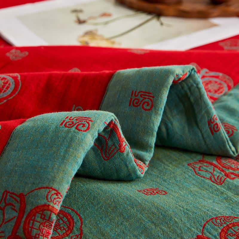 Trapunta jacquard Lucky Bag in garza di cotone - image 9