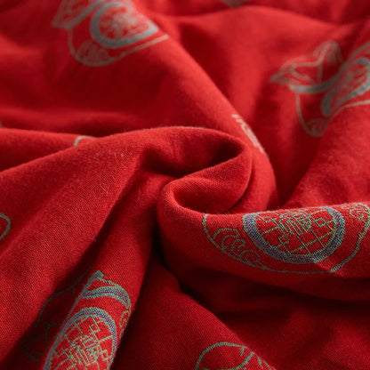 Trapunta jacquard Lucky Bag in garza di cotone - image 10