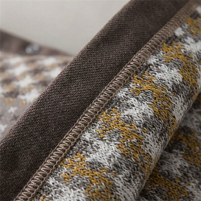 Federe in cotone jacquard con bottoni (2 pezzi) - image 3
