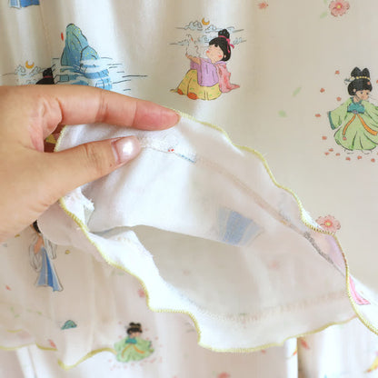Pigiama in cotone stile principessa orientale vintage (3 pezzi) - image 8