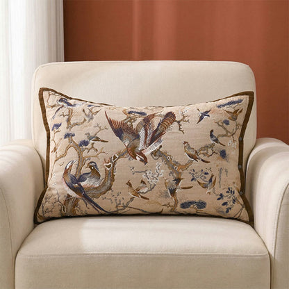 Federe jacquard con motivo Uccelli del Paradiso (2 pezzi) - image 2