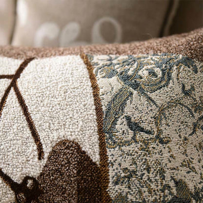 Federe in cotone jacquard con bottoni e motivo a cavalli (2 pezzi) - image 1