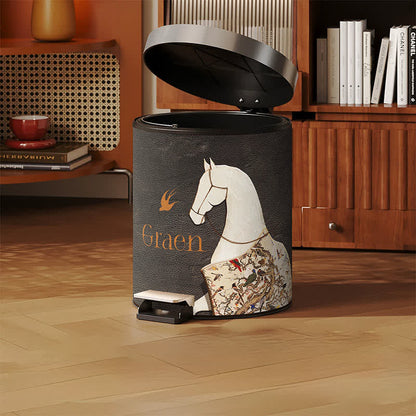 Cestino per rifiuti in stile classico orientale equestre - image 10