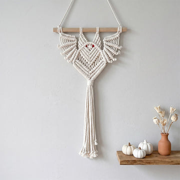 Appendi piante da parete a forma di pipistrello gotico - Bianco - 30 cm x 50 cm - image 0