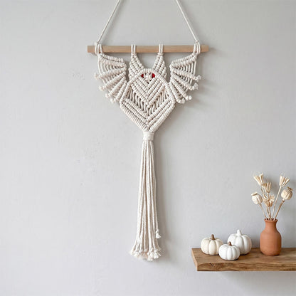 Appendi piante da parete a forma di pipistrello gotico - Bianco - 30 cm x 50 cm - image 0
