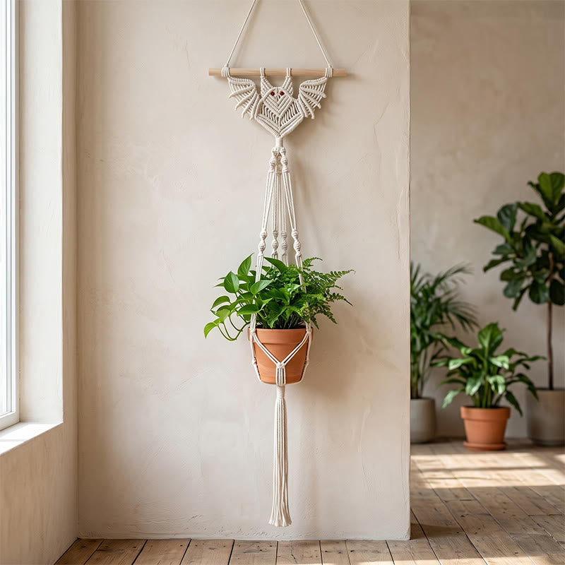 Appendi piante da parete a forma di pipistrello gotico - Bianco - 30 cm x 100 cm - image 3